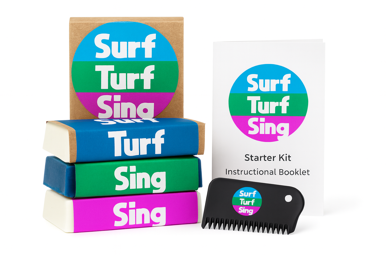 Wax kit with logo